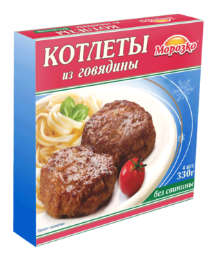 Котлеты «Морозко» из говядины, 330 г Котлеты «Морозко» из говядины, 330 г
