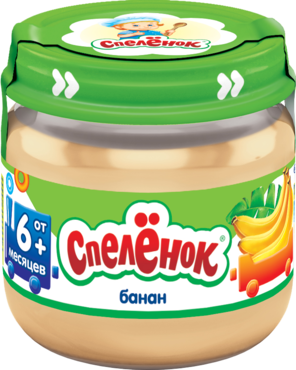 Пюре «Спелёнок» Банановое, 80 г Пюре «Спелёнок» Банановое, 80 г