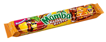 Жевательные конфеты «Mamba» со вкусом колы и фруктов, 79 г