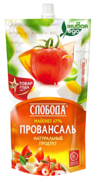 Майонез «Слобода» Провансаль, 230мл, 200 г Майонез «Слобода» Провансаль, 230мл, 200 г