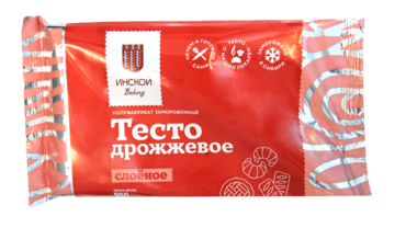 Тесто «Инской» слоеное дрожжевое, 500 г Тесто «Инской» слоеное дрожжевое, 500 г