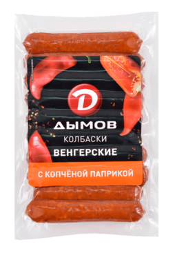 Колбаски «Дымов» Венгерские полукопченые, 240 г Колбаски «Дымов» Венгерские полукопченые, 240 г