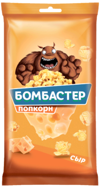 Попкорн «Бомбастер» со вкусом сыра, 80 г Попкорн «Бомбастер» со вкусом сыра, 80 г