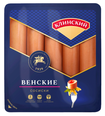 Сосиски «Клинский» Венские, 470 г Сосиски «Клинский» Венские, 470 г