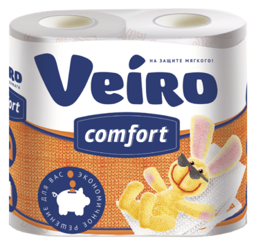 Туалетная бумага двухслойная «Veiro» COMFORT Туалетная бумага двухслойная «Veiro» COMFORT