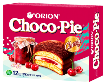 Печенье «Orion» Choco Pie Cherry, 360 г Печенье «Orion» Choco Pie Cherry, 360 г