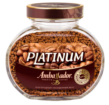 Кофе «Ambassador» Platinum, растворимый, 95 г Кофе «Ambassador» Platinum, растворимый, 95 г