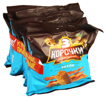 Сухарики «3 Корочки» со вкусом бекона, 200 г Сухарики «3 Корочки» со вкусом бекона, 200 г