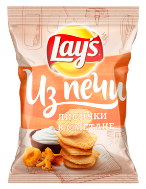 Чипсы «Lay's» из печи, лисички в сметане, 85 г Чипсы «Lay's» из печи, лисички в сметане, 85 г