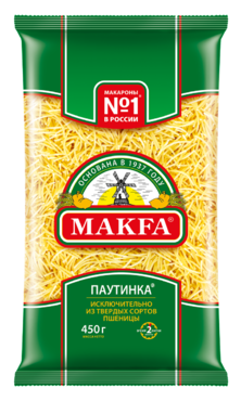 Макароны «Makfa» вермишель Паутинка, 450 г Макароны «Makfa» вермишель Паутинка, 450 г