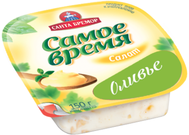 Салат «Самое время» Оливье, 150 г Салат «Самое время» Оливье, 150 г