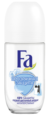 Дезодорант антиперспирант «Fa» Прозрачная защита, 50 мл Дезодорант антиперспирант «Fa» Прозрачная защита, 50 мл
