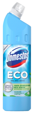 Универсальный чистящий гель «Domestos» ECO Мята, Ирис и Пачули, 750 мл Универсальный чистящий гель «Domestos» ECO Мята, Ирис и Пачули, 750 мл