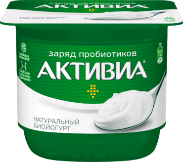 Биойогурт 3.5% «Активиа» натуральный, 150 г Биойогурт 3.5% «Активиа» натуральный, 150 г