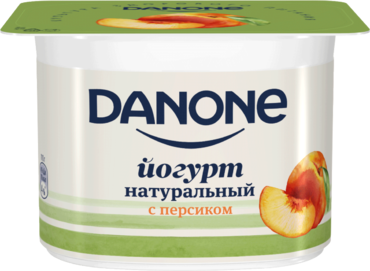 Йогурт 2.9% «Danone» с персиком, 110 г Йогурт 2.9% «Danone» с персиком, 110 г
