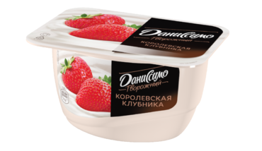 Продукт творожный 5.6% «Даниссимо» Королевская клубника, 130 г Продукт творожный 5.6% «Даниссимо» Королевская клубника, 130 г