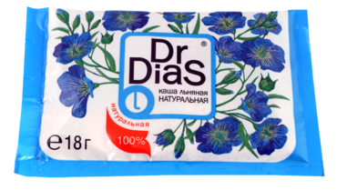 Льняная каша «Dr.DiaS» натуральная, 18 г Льняная каша «Dr.DiaS» натуральная, 18 г