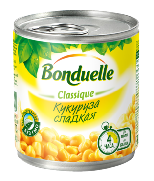 Кукуруза «Bonduelle» 212мл Кукуруза «Bonduelle» 212мл