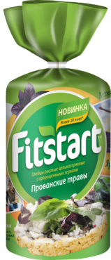 Хлебцы рисовые «FITSTART» прованские травы, 100 г Хлебцы рисовые «FITSTART» прованские травы, 100 г
