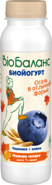 Биойогурт 1% «Bio Баланс» Черника-злаки, 270 г Биойогурт 1% «Bio Баланс» Черника-злаки, 270 г