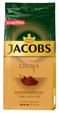 Кофе натуральный «Jacobs Crema» жареный, молотый, 230 г Кофе натуральный «Jacobs Crema» жареный, молотый, 230 г
