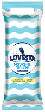 Мороженое «Lovesta» пломбир ванильный, 450 г Мороженое «Lovesta» пломбир ванильный, 450 г
