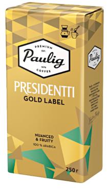 Кофе «Paulig Presidentti» Gold молотый, 250 г Кофе «Paulig Presidentti» Gold молотый, 250 г