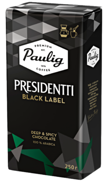 Кофе «Paulig Presidentti» Black, 250 г Кофе «Paulig Presidentti» Black, 250 г