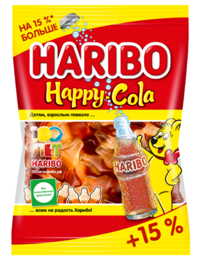 Жевательный мармелад «HARIBO» Хэппи Кола, 80 г Жевательный мармелад «HARIBO» Хэппи Кола, 80 г