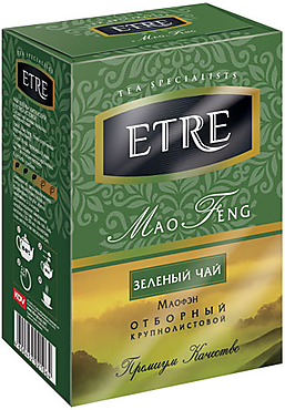 «ETRE», mao Feng чай зеленый крупнолистовой, 100 г