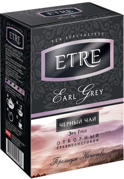 «ETRE», earl Grey чай черный среднелистовой с бергамотом, 100 г «ETRE», earl Grey чай черный среднелистовой с бергамотом, 100 г