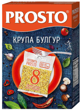 Булгур «Prosto» 8 пакетиков, 500 г Булгур «Prosto» 8 пакетиков, 500 г