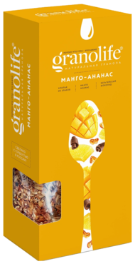 Гранола «Granolife» Манго-ананас, 200 г Гранола «Granolife» Манго-ананас, 200 г