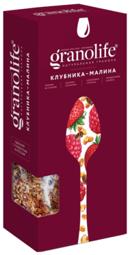 Гранола «Granolife» клубника-малина, 200 г Гранола «Granolife» клубника-малина, 200 г