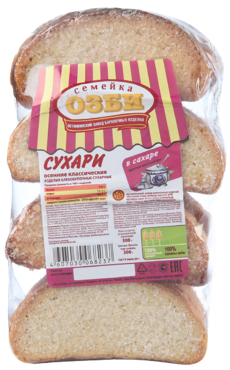 Сухари «Семейка ОЗБИ» Осенние, 300 г Сухари «Семейка ОЗБИ» Осенние, 300 г