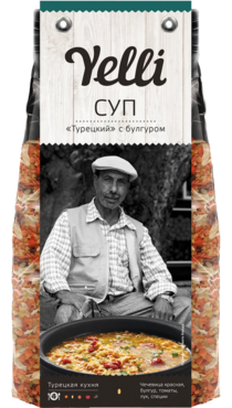 Суп «Yelli» «Турецкий» с булгуром, 250 г Суп «Yelli» «Турецкий» с булгуром, 250 г