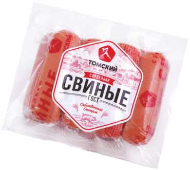 Сардельки «Свинокомплекс Томский» свиные, 640 г Сардельки «Свинокомплекс Томский» свиные, 640 г