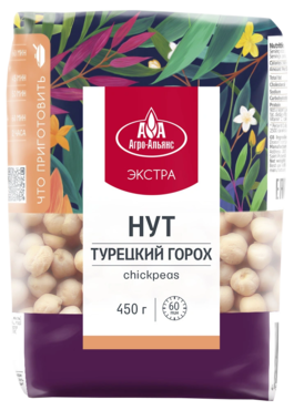 Нут «Агро-Альянс» Экстра, 450 г Нут «Агро-Альянс» Экстра, 450 г