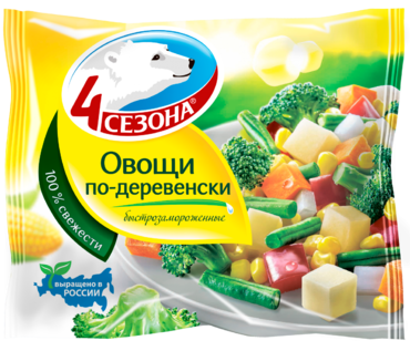 Овощи по-деревенски «4 сезона», 400 г Овощи по-деревенски «4 сезона», 400 г
