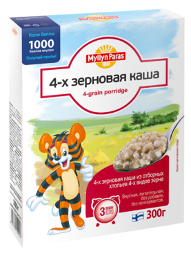 Каша «Тигренок» 4-х зерновая, 300 г Каша «Тигренок» 4-х зерновая, 300 г