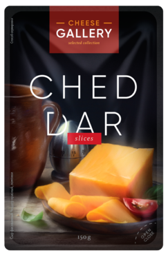 Сыр 50% «Cheese Gallery» Чеддер красный в нарезке, 150 г Сыр 50% «Cheese Gallery» Чеддер красный в нарезке, 150 г