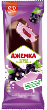 Эскимо «Джемка» Йогурт черная смородина, 57 г Эскимо «Джемка» Йогурт черная смородина, 57 г