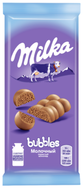 Шоколад пористый «Milka» Bubbles, 80 г Шоколад пористый «Milka» Bubbles, 80 г