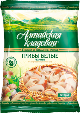 Грибы «Алтайская кладовая» Белые, резанные, 300 г Грибы «Алтайская кладовая» Белые, резанные, 300 г
