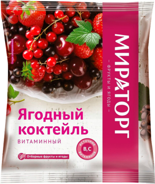 Ягодный коктейль «Мираторг» «Витаминный», 300 г Ягодный коктейль «Мираторг» «Витаминный», 300 г