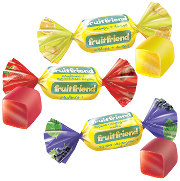 Конфета Fruit Friend (упаковка 1 кг) Конфета Fruit Friend (упаковка 1 кг)