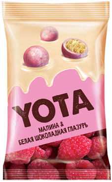 «Yota», драже хрустящий шарик в малиновой глазури, 40 г «Yota», драже хрустящий шарик в малиновой глазури, 40 г
