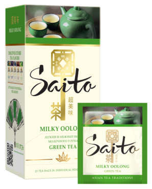 Чай зеленый «Saito» Milky Oolong, 25 пакетиков Чай зеленый «Saito» Milky Oolong, 25 пакетиков