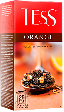 Чай черный «Tess» Orange, 25 пакетиков