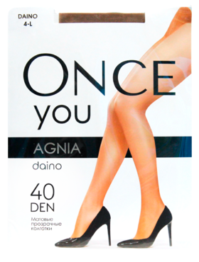 Колготки женские «Once You» Agnia 40 ден, daino, размер 4 Колготки женские «Once You» Agnia 40 ден, daino, размер 4